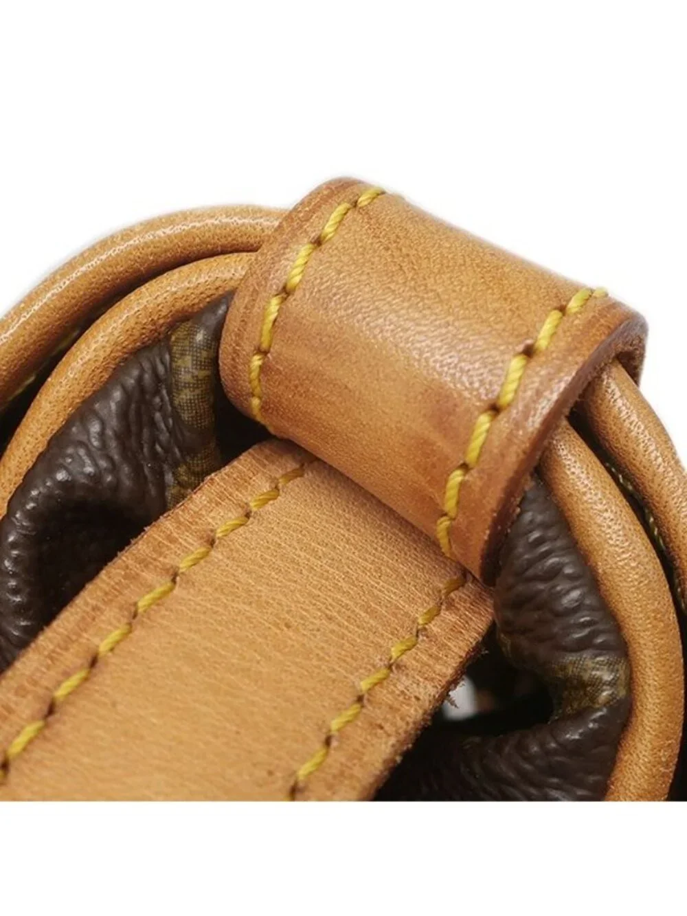Louis Vuitton Shoulder Bag Saumur 30 Monogram Canvas Gold Brown Crossbody